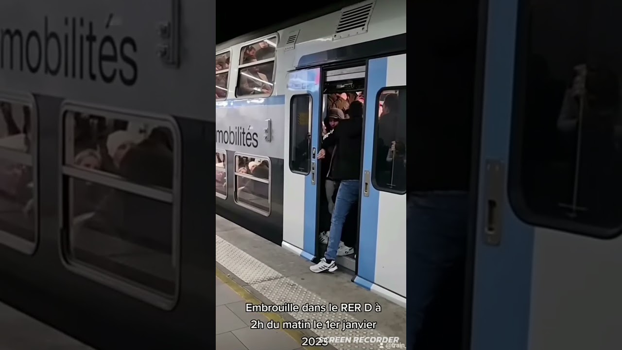 #embrouille dans le RER D à 2h du mat. 😲 #paris #ratp #iledefrance #rerd