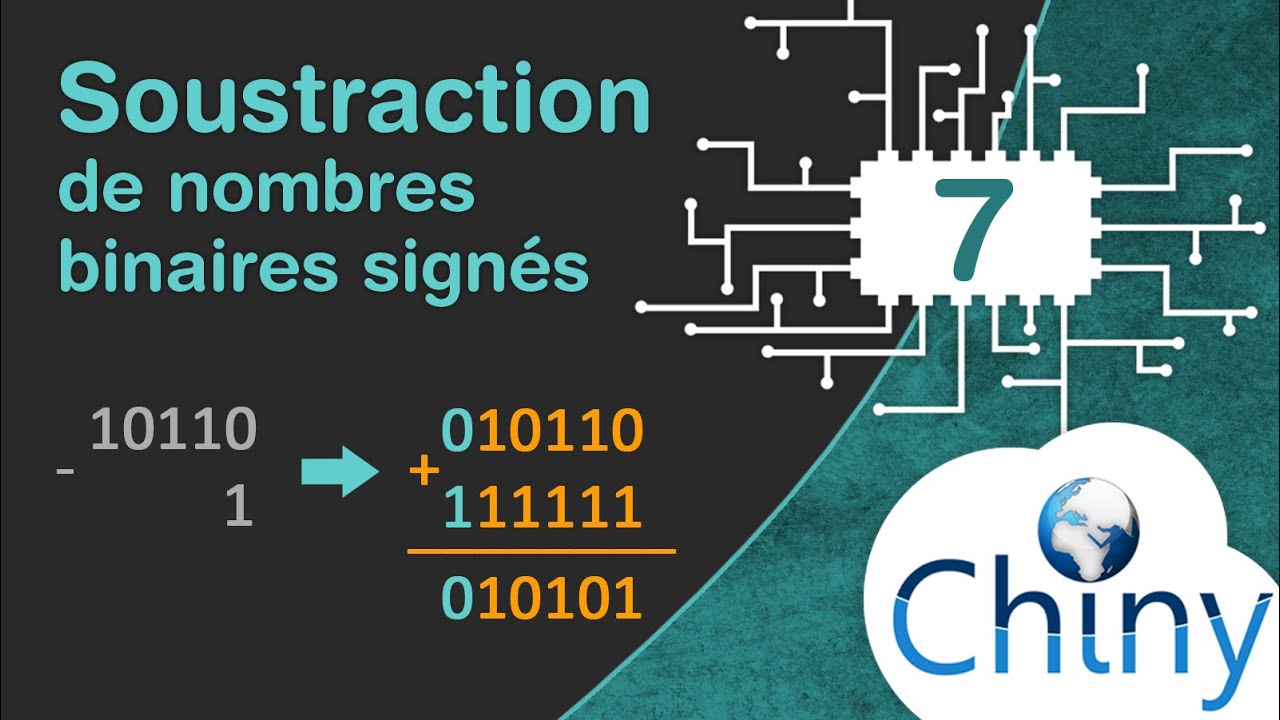 Soustraction binaire (Addition de nombres binaires signés)
