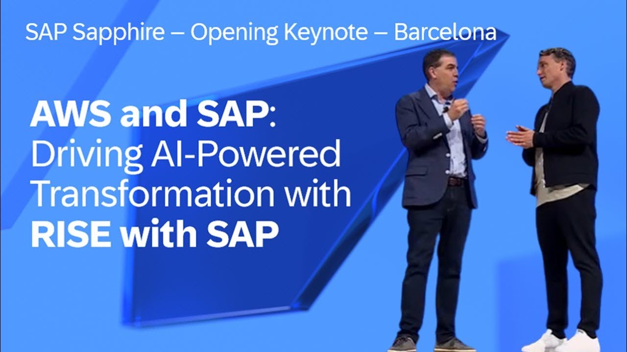 AWS and SAP: Driving AI-Powered Transformation with RISE with SAP | SAP Sapphire 2024