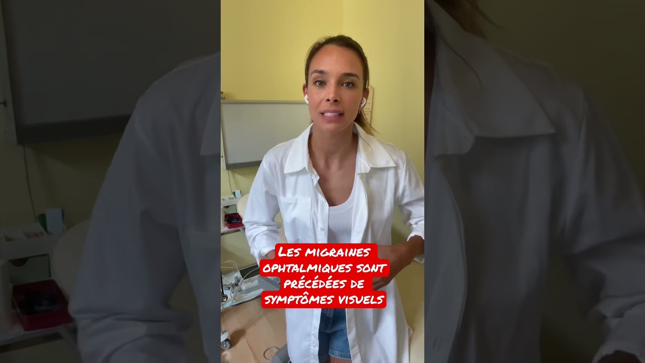 Migraines ophtalmiques : c’est quoi ? #médecine #santé #maladie #migraine