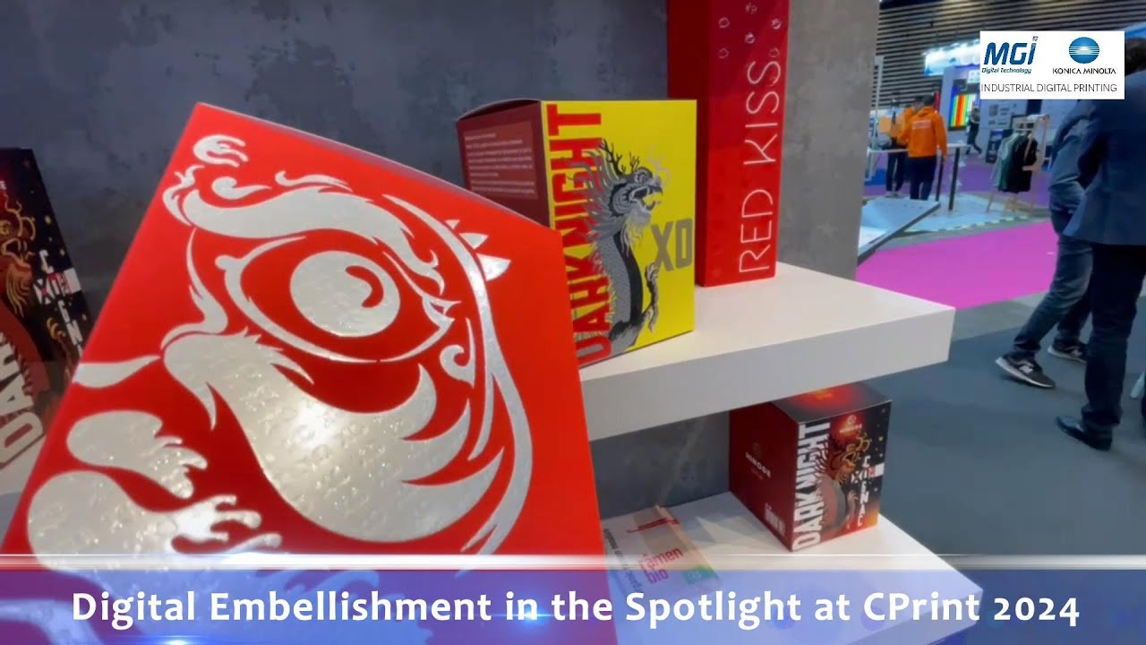 Discover the MGI digital embellishment technology at CPrint Lyon (F) 2024
