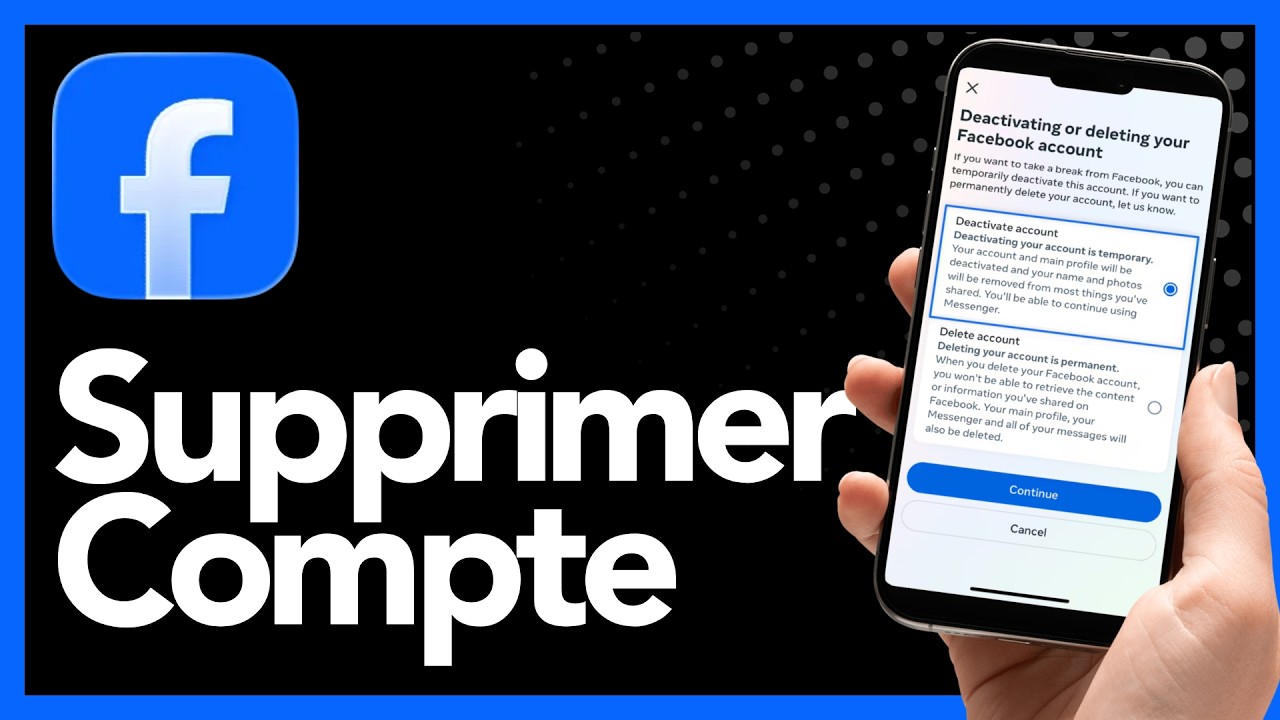 Comment supprimer définitivement ton compte Facebook – Guide 2026