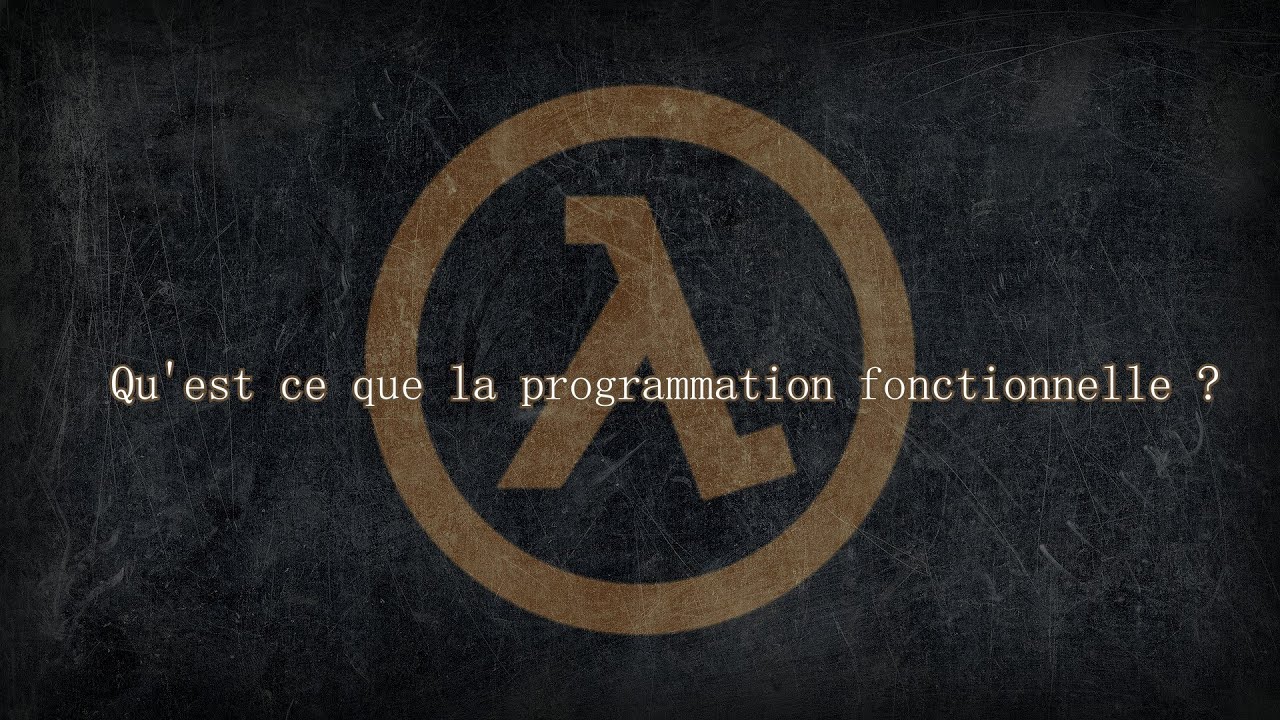 Qu'est-ce que la programmation fonctionnelle ? (théorie)