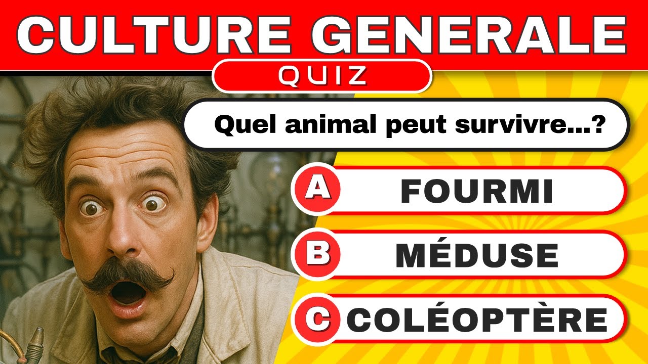 Quiz culture générale | Teste tes connaissances avec 50 questions et réponses