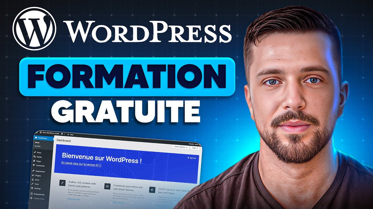 Formation WordPress 2026 : Créer un SITE de A à Z (100% Gratuit)