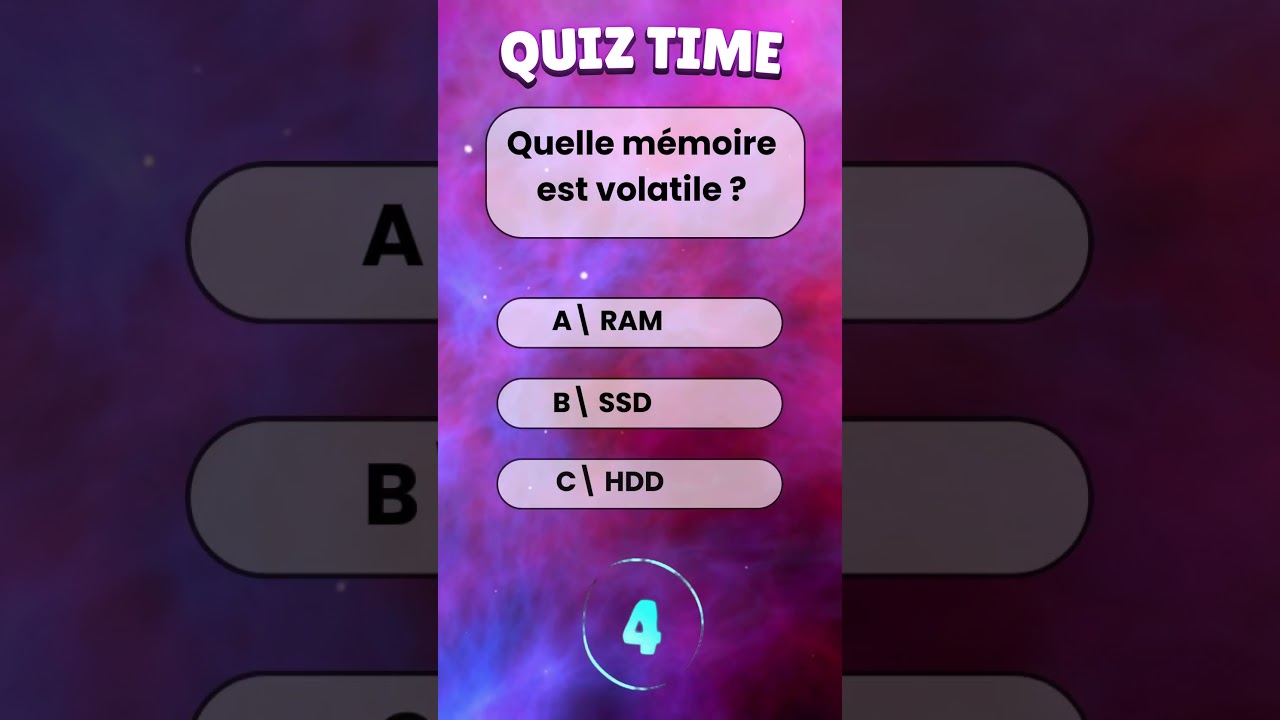 Testez Vos Connaissances : Quiz informatique #quiz #quiztime #apprendre #culturegenerale #qi