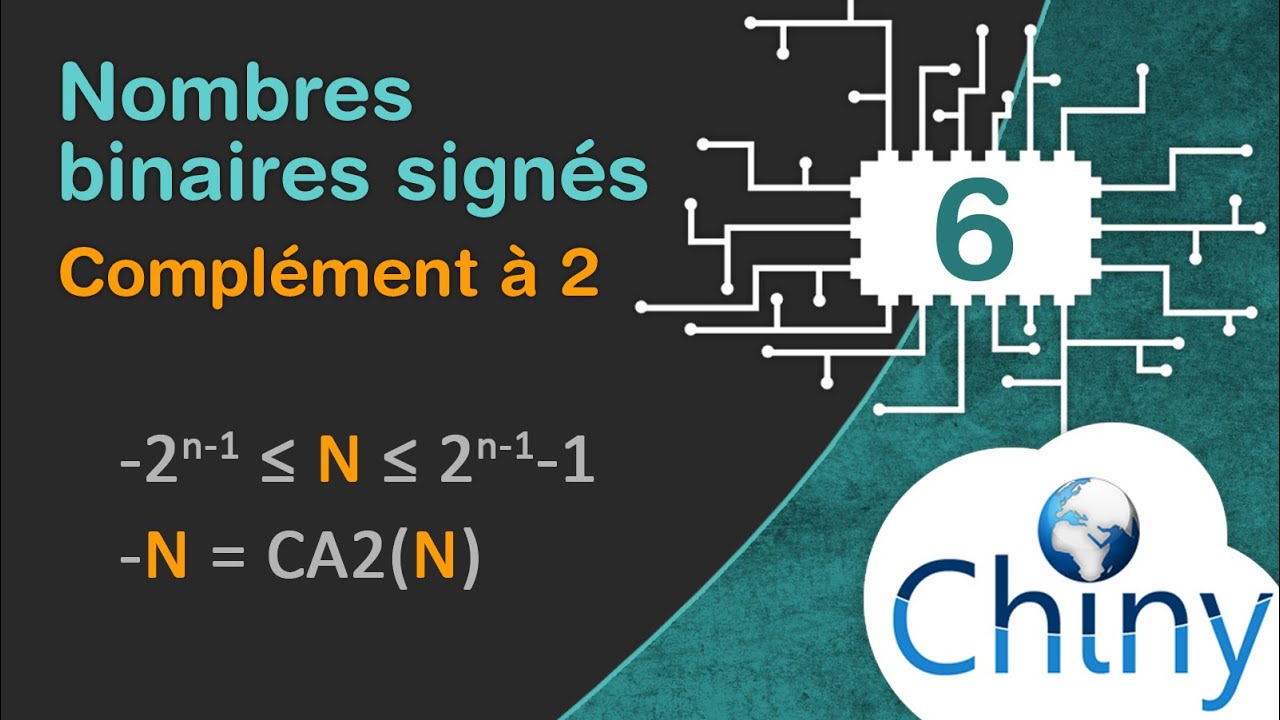 Nombres binaires signés - complément à 2 des nombres négatifs