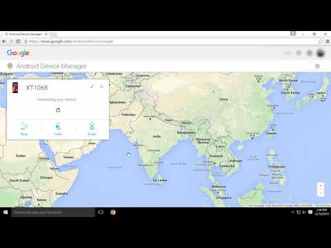 Locating Android  Phone Using Android Device Manager