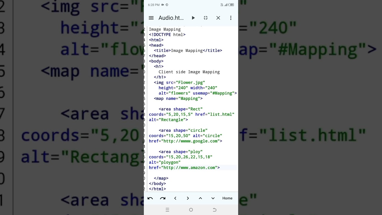 Simple Image Mapping in html #imagemap #html