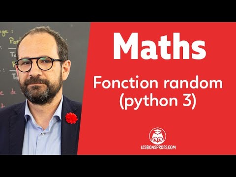 Fonction random (python 3) - Maths Seconde - Les Bons Profs