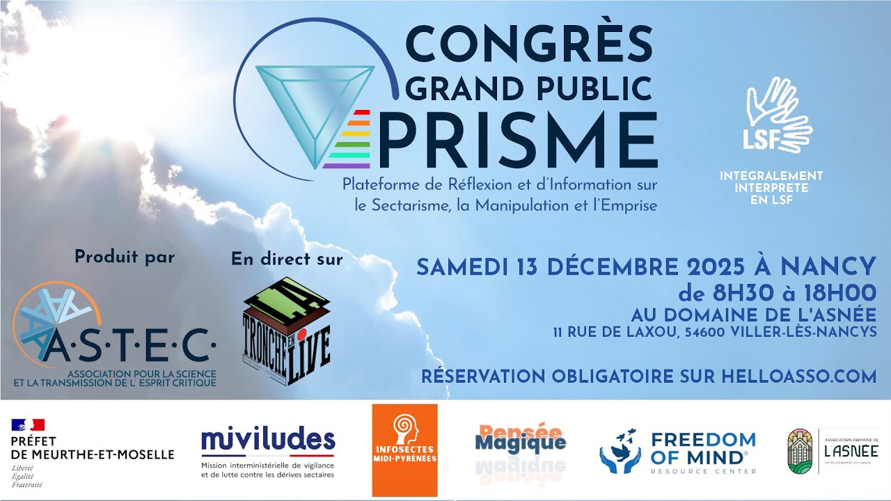 Congrès sur les Dérives Sectaires - Projet PRISME