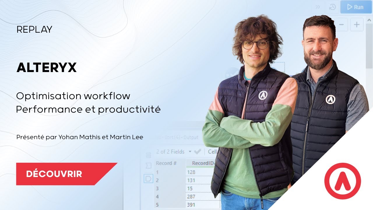 Replay Alteryx / Optimisation de workflow
