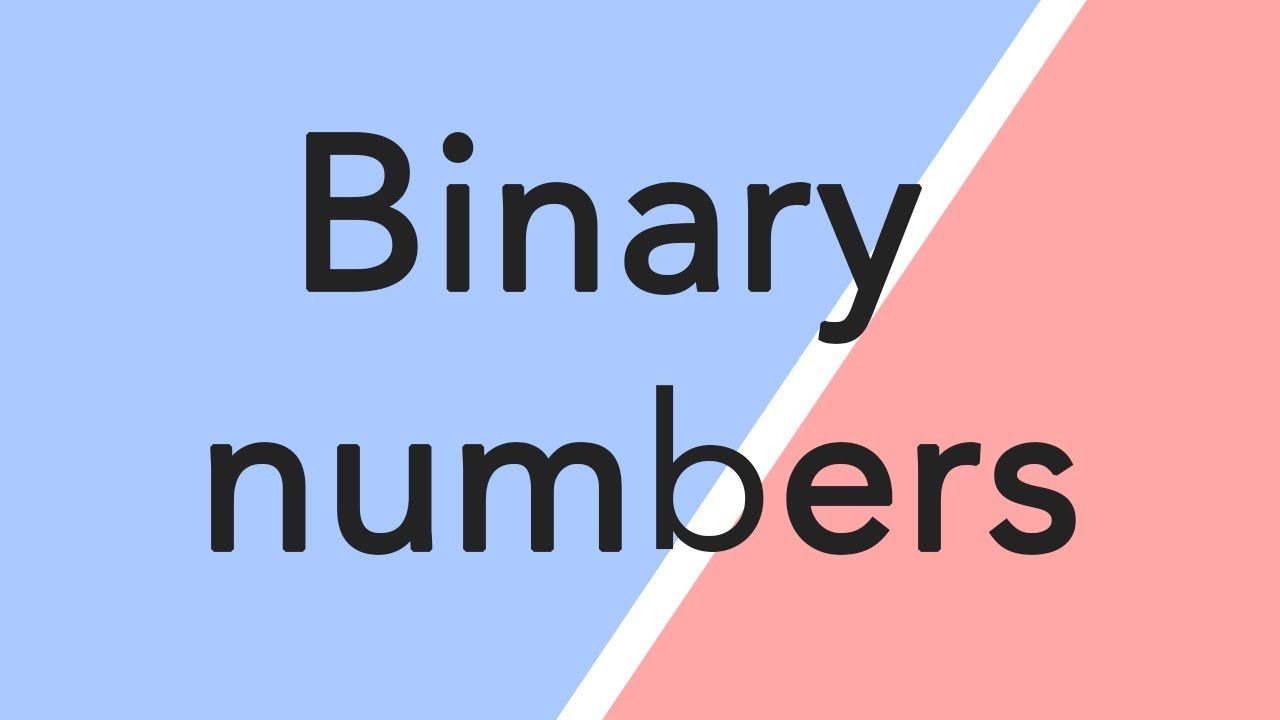 Binary numbers - FAST and SIMPLE!