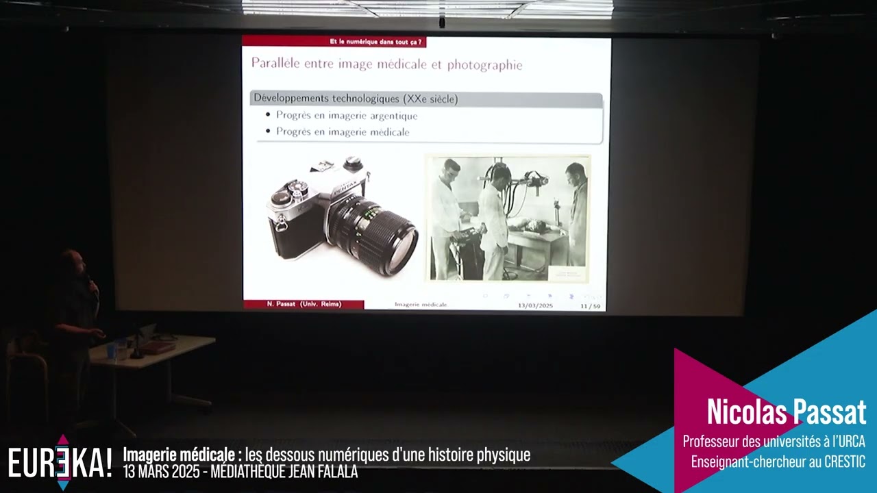 Imagerie médicale : les dessous numériques d'une histoire physique (Nicolas Passat, CRESTIC)
