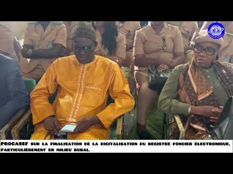 PROCASEF sur la finalisation de la digitalisation du registre foncier électronique