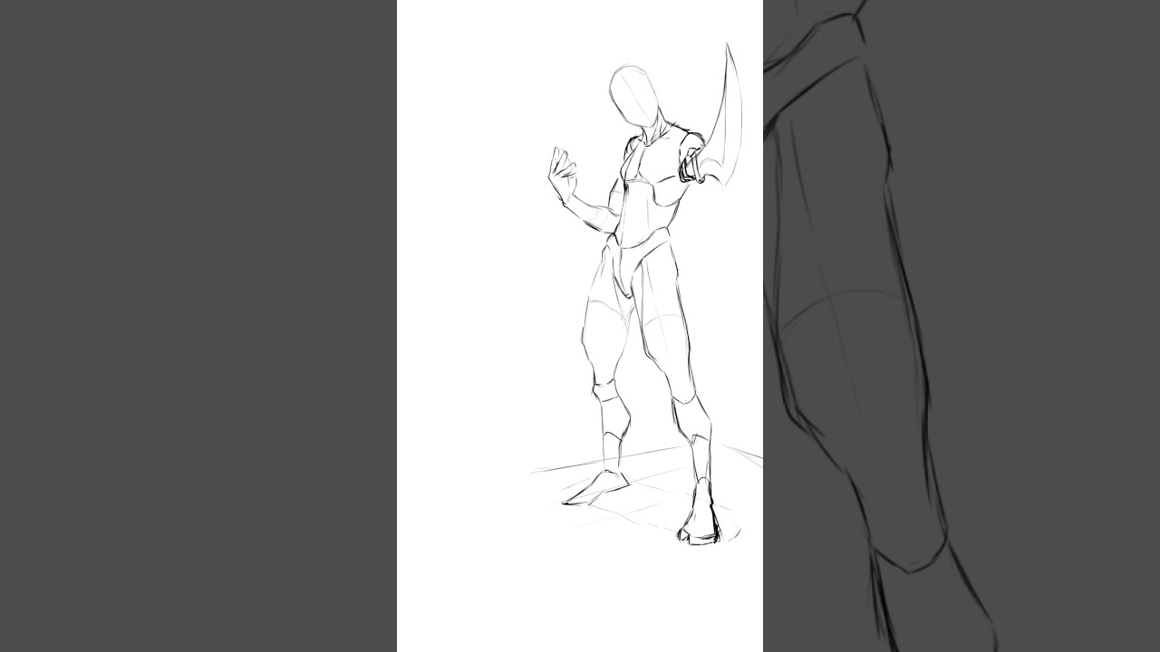 tuto dessin corps / body #tutorial #manga #satisfying #eyedrawing