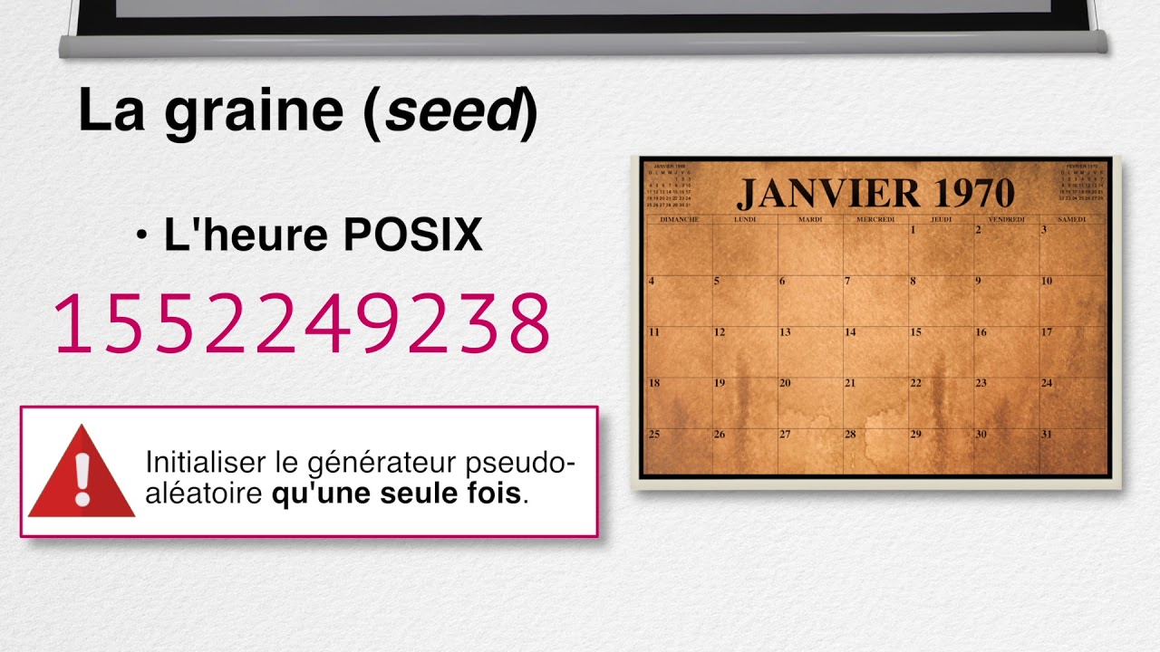 37 Le générateur pseudo-aléatoire