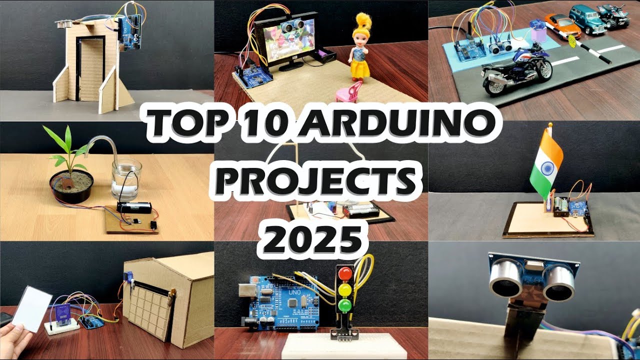 Top 10 Arduino Projects 2025 || Arduino Projects For Beginners || Top 10 New Arduino Projects #diy