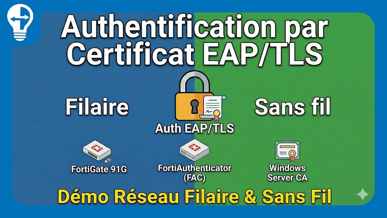 EAP-TLS de A à Z : Comprendre le concept & Démo sur FortiGate et FortiAuthenticator