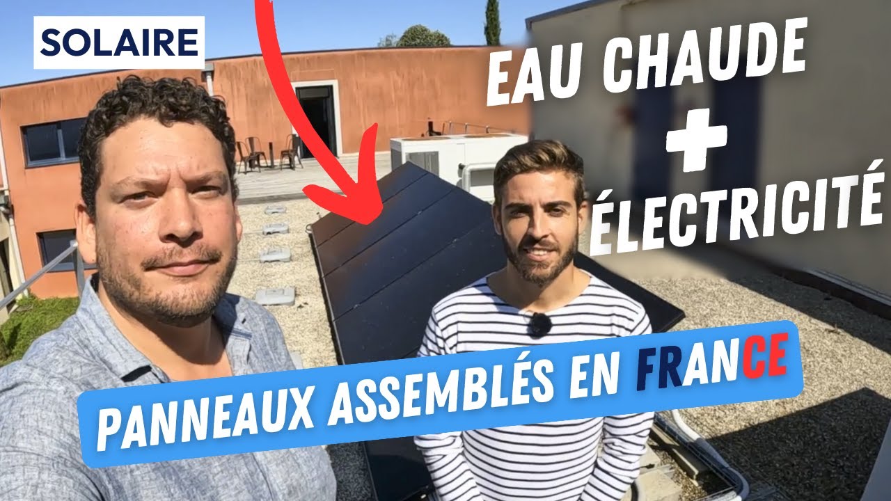 Cette usine française fabrique des panneaux solaires HYBRIDES