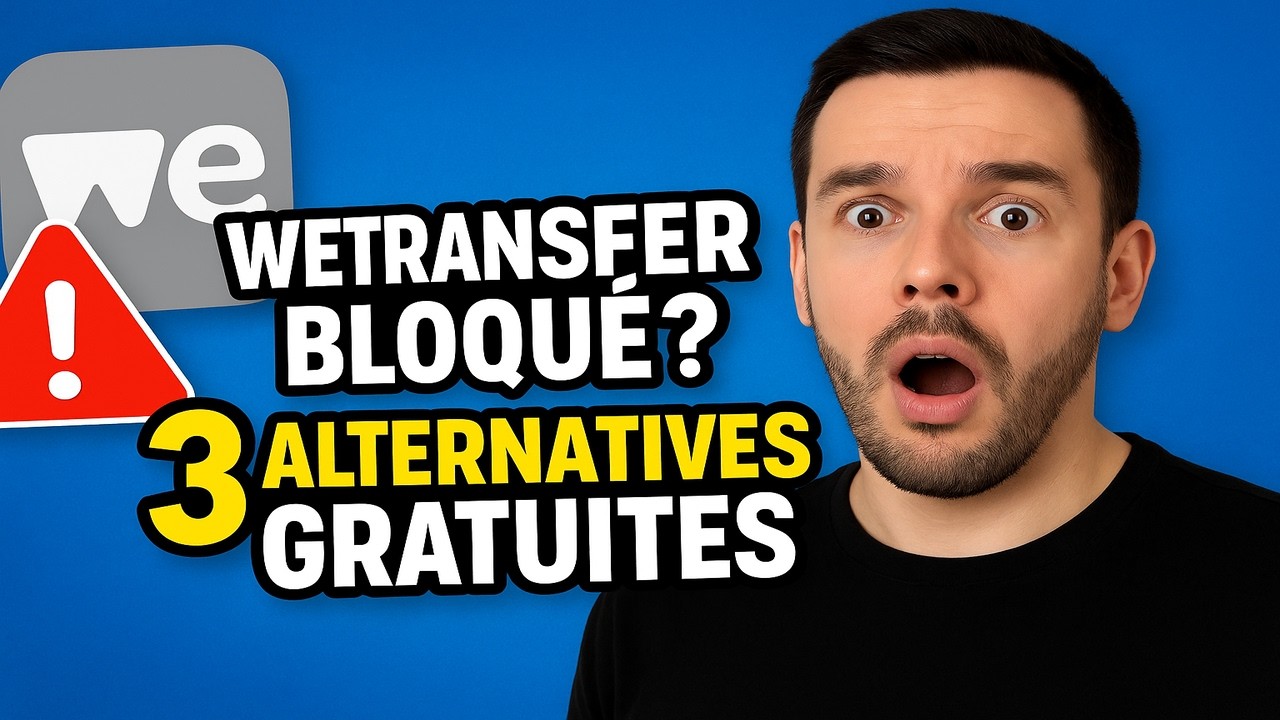 ✅ 🚫 WeTransfer Bloqué ? 3 Alternatives Gratuites pour Envoyer de Gros Fichiers