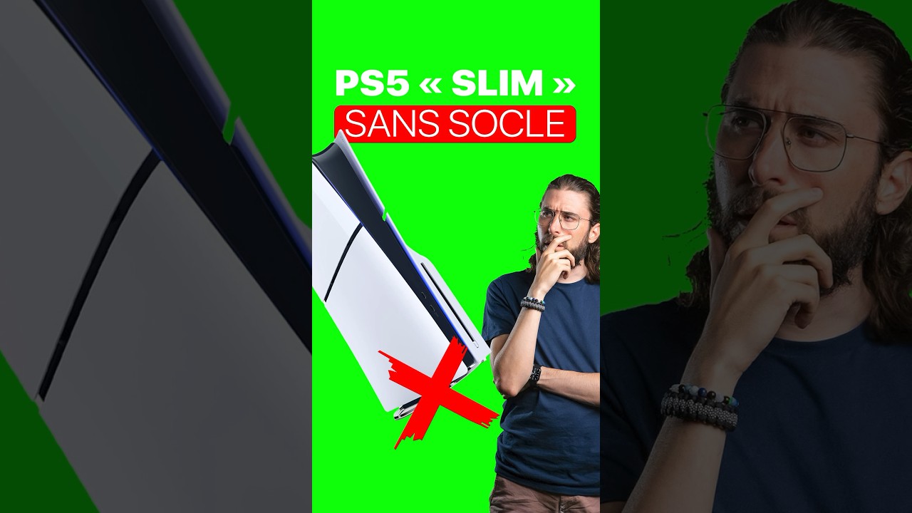 Sony a retiré le support vertical de la PS5 Slim : son prix est de 30€ 😨