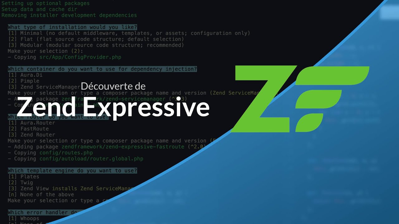 Tutoriel Zend Expressive : Zend Expressive