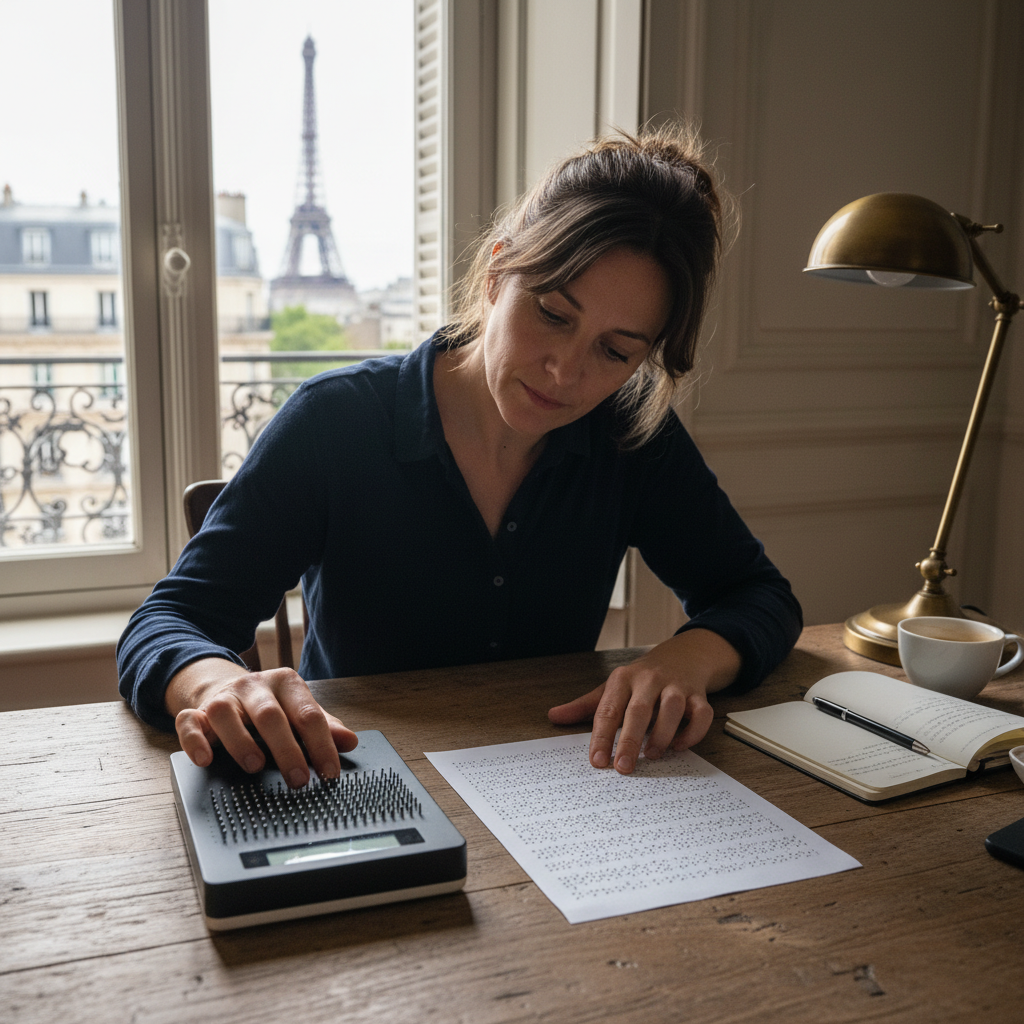 découvrez l'évolution du braille, un alphabet tactile essentiel, à travers l'ère du numérique et de l'intelligence artificielle, et son impact sur l'accessibilité pour les personnes aveugles.