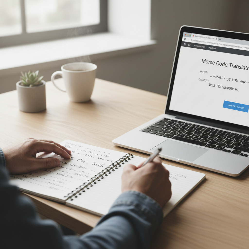 découvrez comment traduire facilement vos messages grâce à notre convertisseur de code morse en ligne rapide et simple d'utilisation.