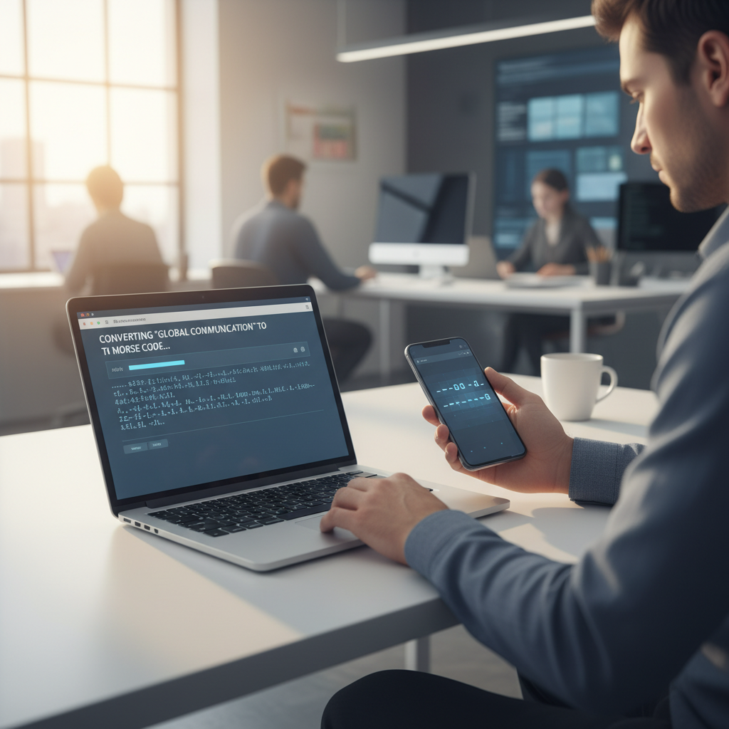 utilisez notre convertisseur de code morse en ligne pour traduire facilement vos messages en quelques clics. simple, rapide et gratuit !