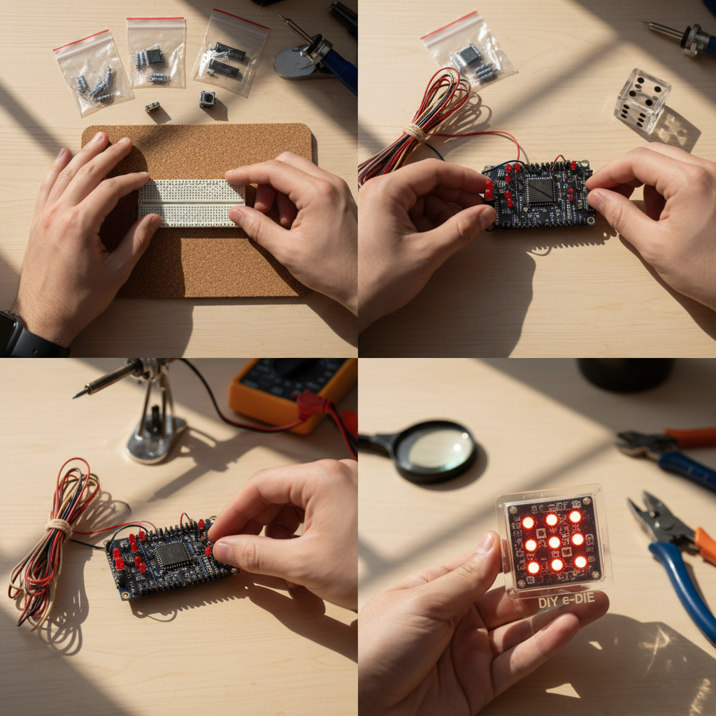 apprenez à fabriquer un dé électronique facilement grâce à notre guide étape par étape clair et simple, idéal pour les débutants et les passionnés de technologie.