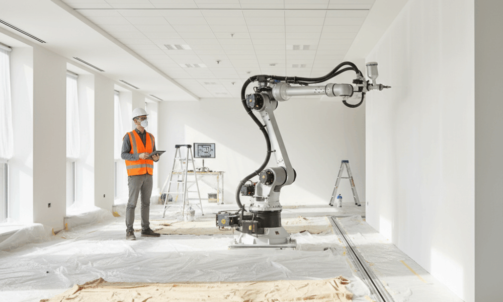 découvrez mexence digital & robotics et son robot peintre révolutionnaire qui transforme le secteur du btp en apportant précision, efficacité et innovation sur vos chantiers.