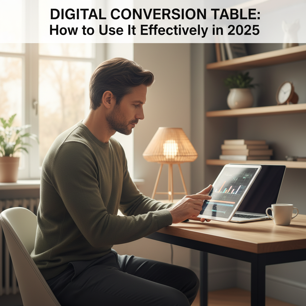 découvrez comment utiliser efficacement un tableau de conversion numérique en 2025 pour simplifier vos calculs et améliorer votre productivité.