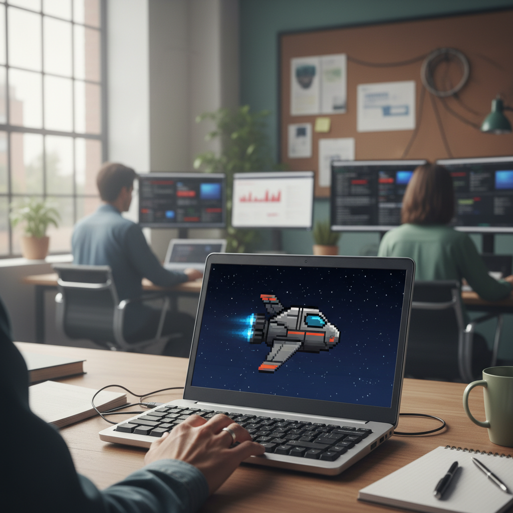 apprenez à créer votre premier jeu vidéo facilement avec ce tutoriel pygame pour débutants. suivez des étapes claires et simples pour maîtriser les bases du développement de jeux en python.