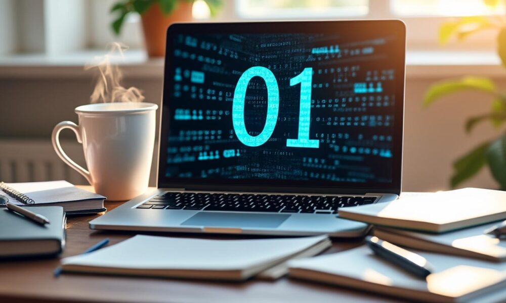 découvrez un guide simple et clair pour comprendre le système binaire, idéal pour les débutants souhaitant apprendre les bases de la numération binaire.