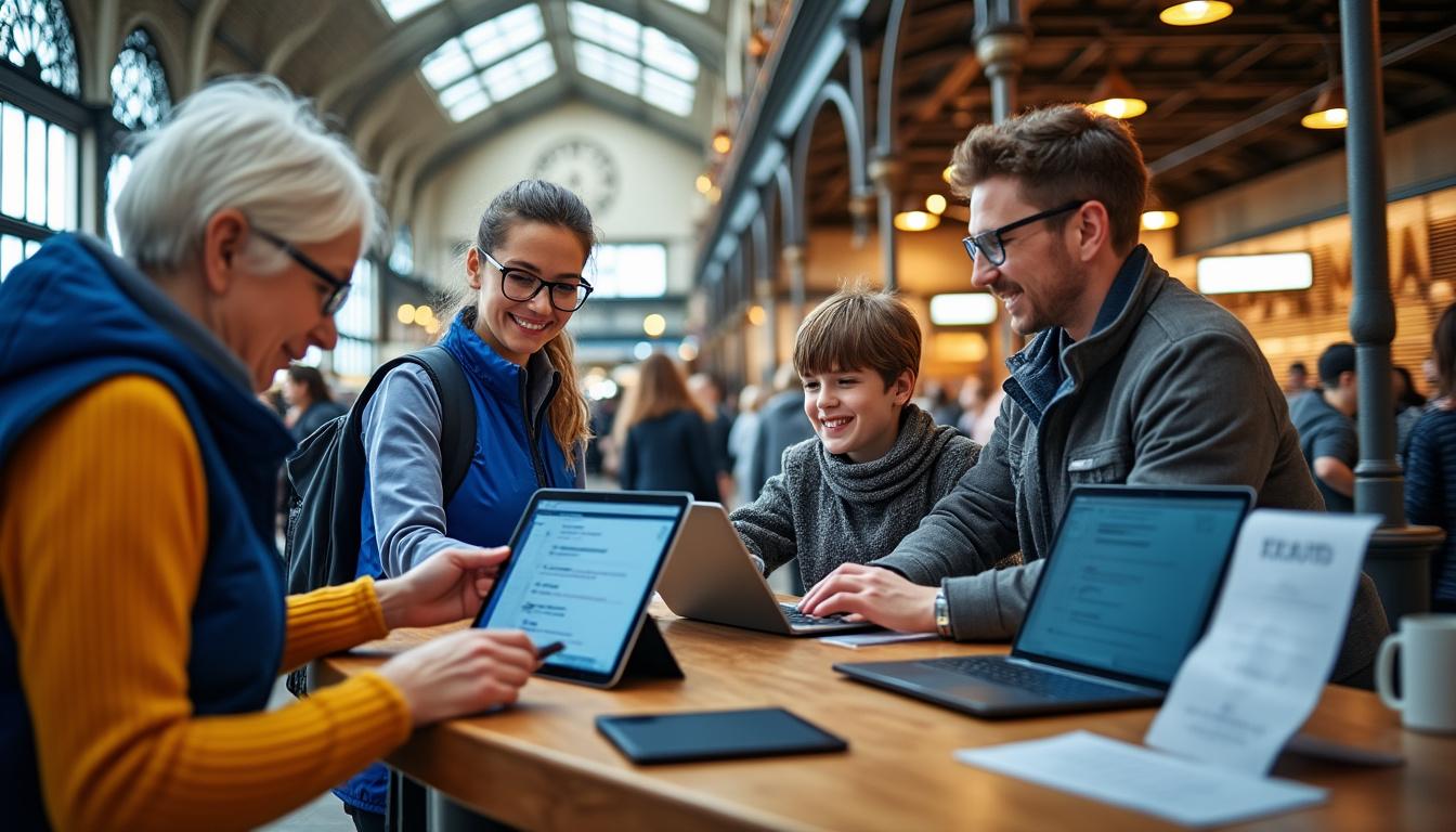 découvrez un stand d’information gratuit aux halles de lourdes dédié à l’accompagnement numérique pour vous aider dans vos démarches et améliorer vos compétences digitales.