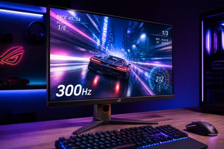découvrez notre écran gaming 27 pouces 300 hz, offrant des performances et une réactivité maximales pour une expérience de jeu ultra fluide et immersive.