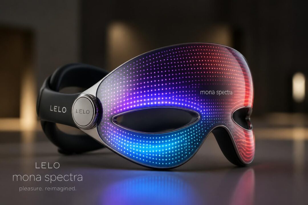 découvrez mona spectra de lelo, le sextoy innovant qui combine plaisir et technologie avec son design caméléon et masque led pour des sensations uniques et discrètes.