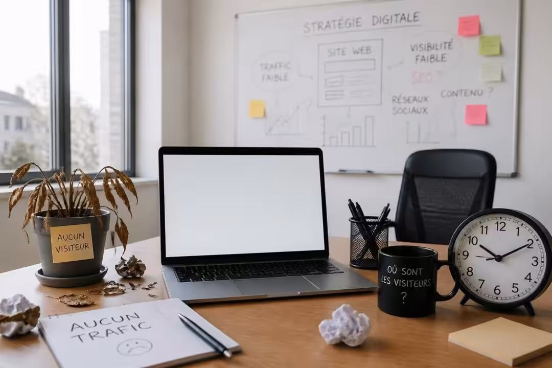 découvrez les raisons pour lesquelles votre site web n'attire pas de visiteurs et apprenez les stratégies efficaces pour augmenter votre trafic en ligne.