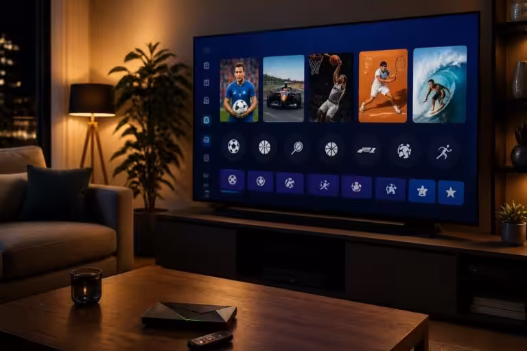 regardez tf1 en 4k sur nvidia shield tv grâce à l'application rmc sport, pour une expérience télévisuelle haute définition exceptionnelle.