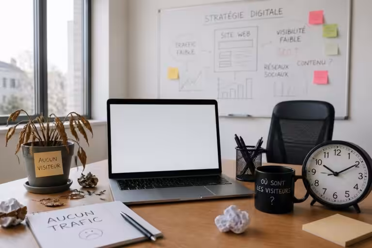 découvrez les raisons pour lesquelles votre site web n'attire pas de visiteurs et apprenez les stratégies efficaces pour augmenter votre trafic en ligne.